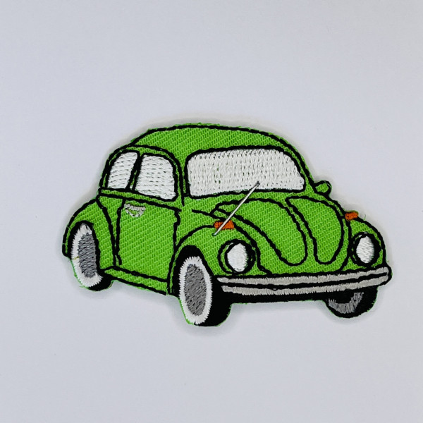 Iron-on Patch "VW Käfer grøn"